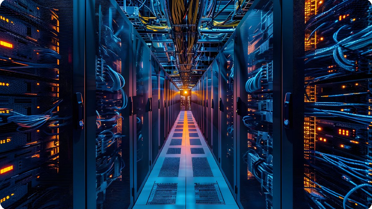Data centre server hall